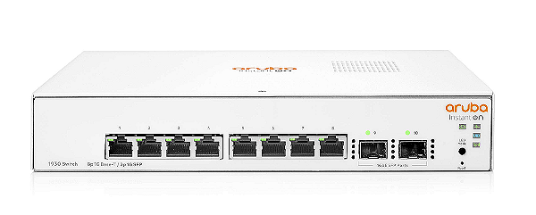 Switch Aruba Instant On  1930 8 Portas GbE  2 portas SFP JL680A