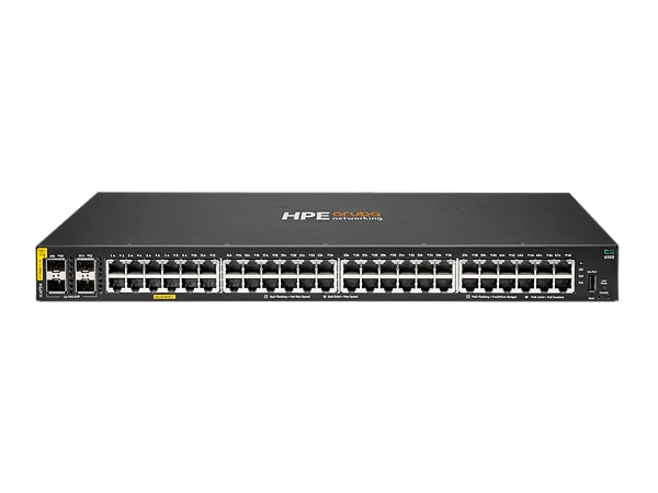 Switch Aruba 6200F 48 Portas GbE Classe 4 PoE 4SFP+ 370 W JL727A