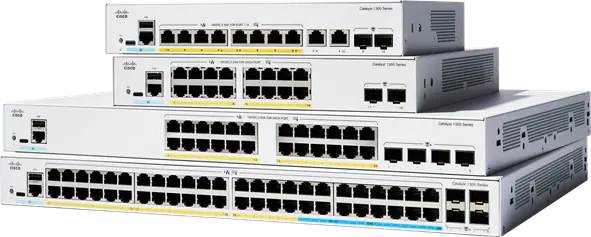 Switch Cisco Catalyst 32x GbE 16x 2,5G PoE+ 740W 4x SFP+ 10GB C1300-48MGP-4X