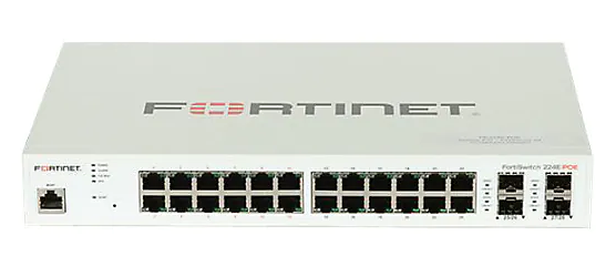 Switch Fortinet FS-224E-POE 24x GE RJ45 PoE 180W 4x GE SFP ports