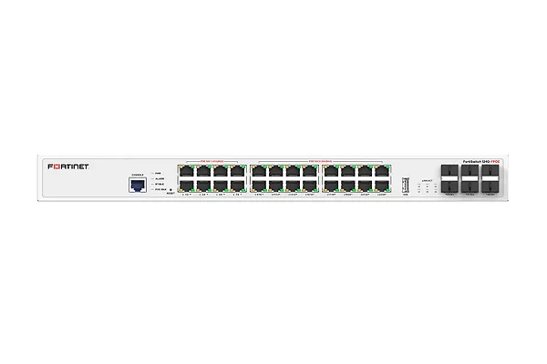 Switch Fortinet FS-124G-FPOE 24x 2.5G RJ45 and 6x SFP+ Poe 780W