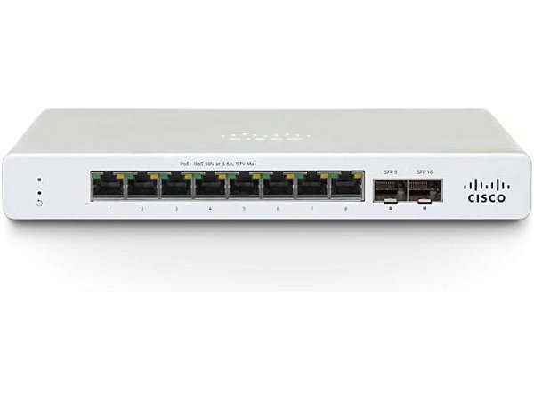 MERAKI MS130-8P-I CLOUD MGD 8GE 120W POE SWITCH INTERNAL PSU