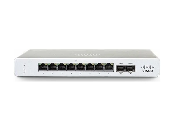 MERAKI MS130-8X CLOUD MGD. 6GE + 2X(2.5GE) 120W POE SWITCH