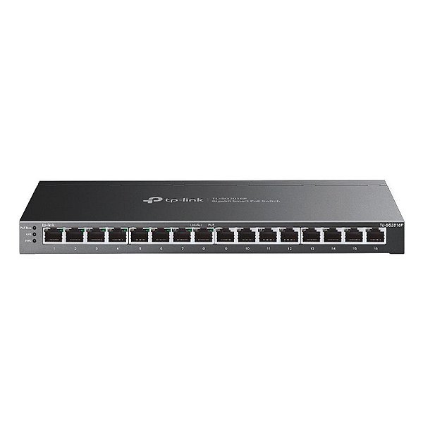 Switch TP-LINK Smart de 16 Portas Gigabit 8 Portas PoE - SG2016P