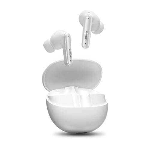 Fone De Ouvido Aiwa Eb-04-W Branco Bluetooth Aws-Eb-04-W