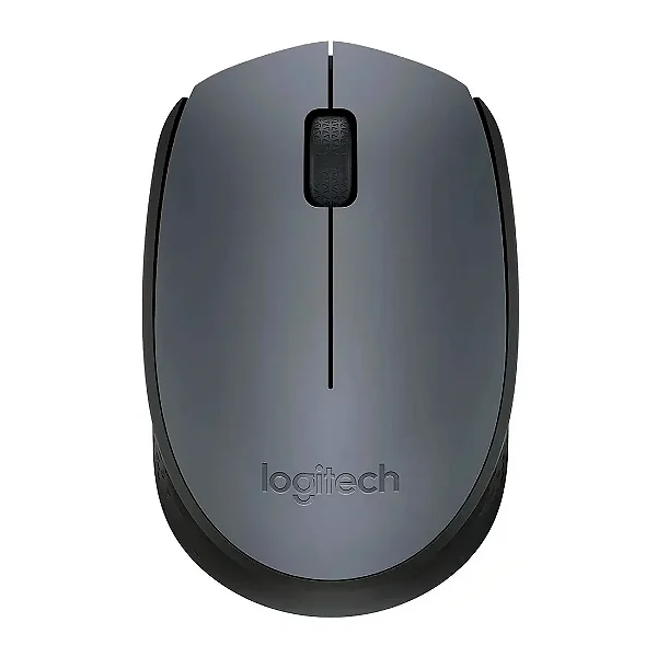 Mouse Sem Fio Logitech M170 Cinza W