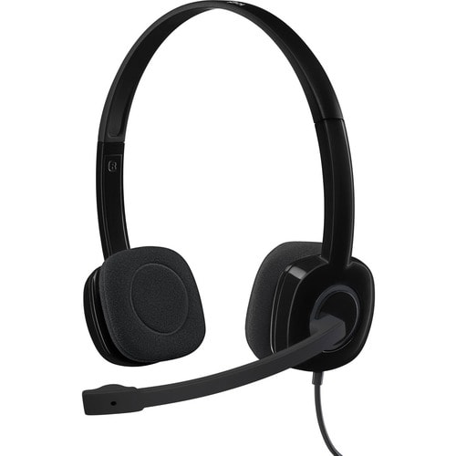 Headset C/Fio Estereo Analogico Logitech H151 Preto W