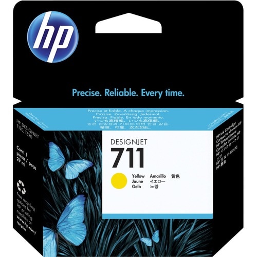 Cartucho Tinta Plotter Hp 711 Amarelo 29Ml
