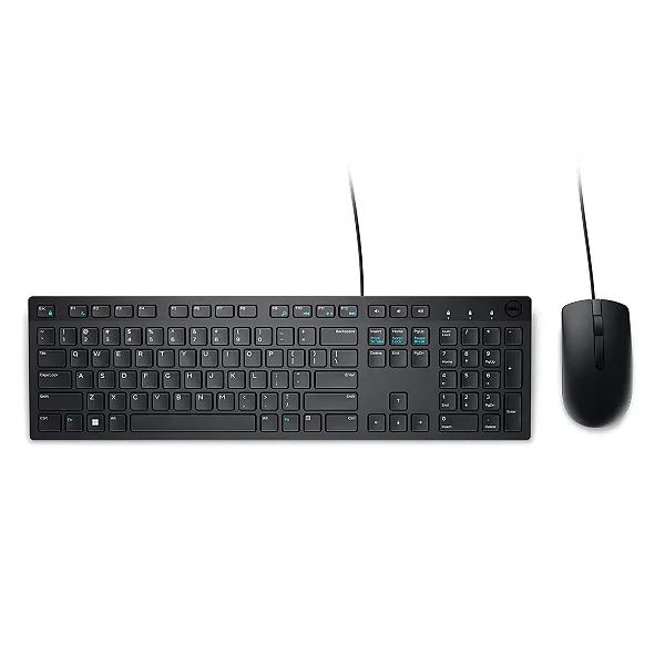 Kit Teclado e Mouse Dell KM300C com Fio