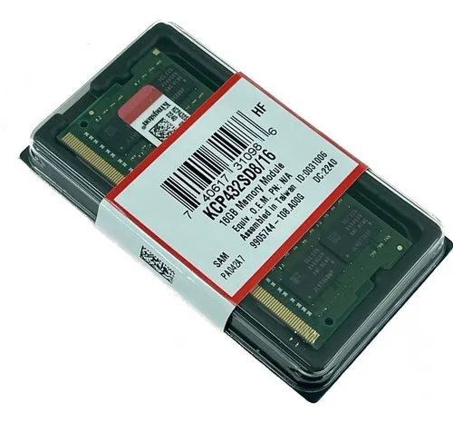 Memoria Kingston Ddr4 16Gb 3200Mhz Sodimm Kcp432sd8/16