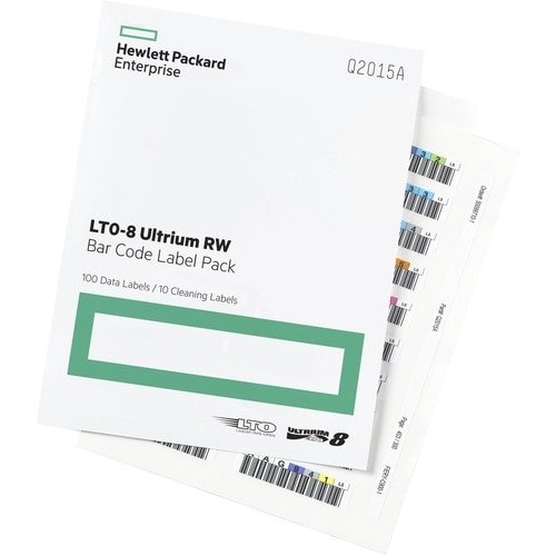 Hpe Lto-8 Ultrium Rw Label Pack