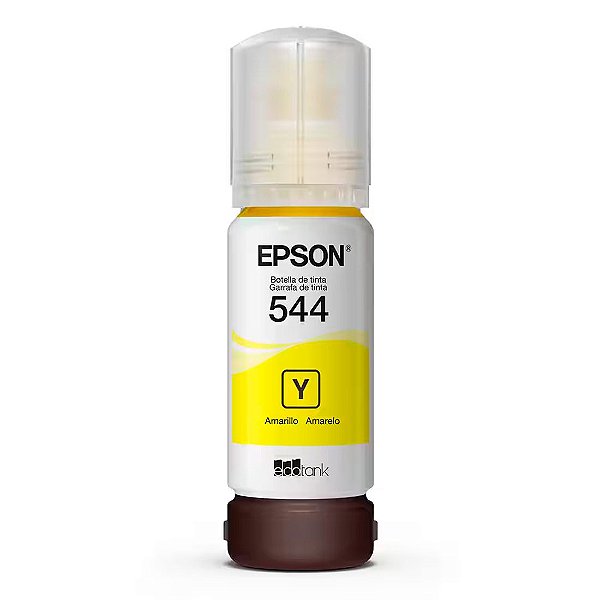 Refil de Tinta Epson T544 Amarelo 65 ML - T544422-BR