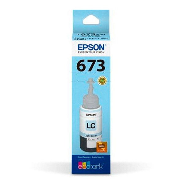 Refil de Tinta Epson Ciano Claro 70ml - T673520-AL