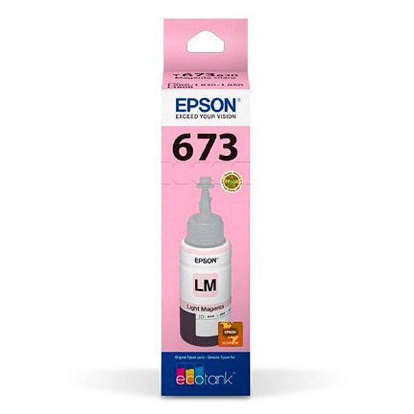 Refil de Tinta Epson T673 Magenta Claro 70ml - T673620-AL