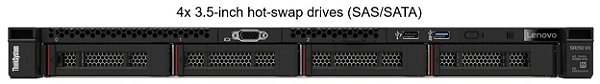 Servidor Lenovo SR250 V3 Xeon 6353P 8C 65W 2.7G 16GB-5600 RAID-545-8I LFF 2X480M.2 7DCLA04UBR