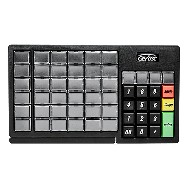 Teclado Gertec TEC 55 DIS USB 2.0 - 00409634