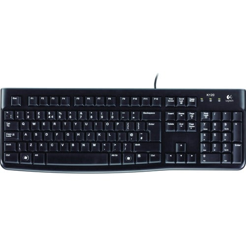 Teclado Com Fio Logitech K120 Cinza W