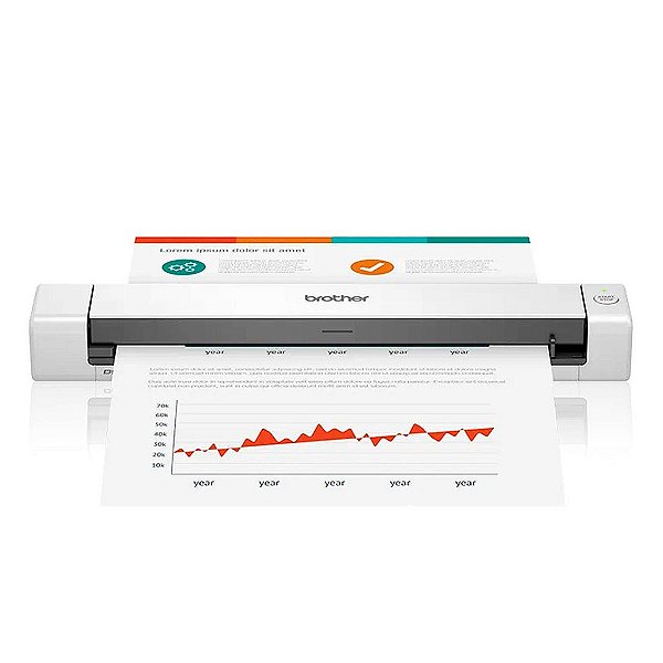 Scanner Brother Portátil DS640 A4 USB 15 ppm - DS640