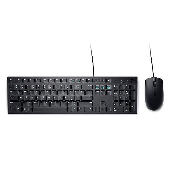 Kit Teclado e Mouse Dell CSG KM300C com Fio Preto - 580-BCZQ-CPKBM01
