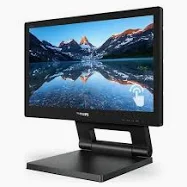 Mnt Philips Touch Screen 15 6 VGA/HDMI/DVI/Displayport/USB FHD