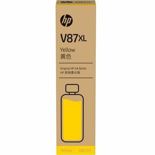 Cartucho Tinta Plotter Hp V87Xl Amarelo Engarrafado 500Ml
