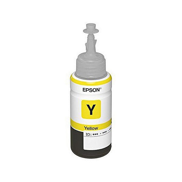 Refil de Tinta Epson T673 Amarelo 70ml - T673420-AL