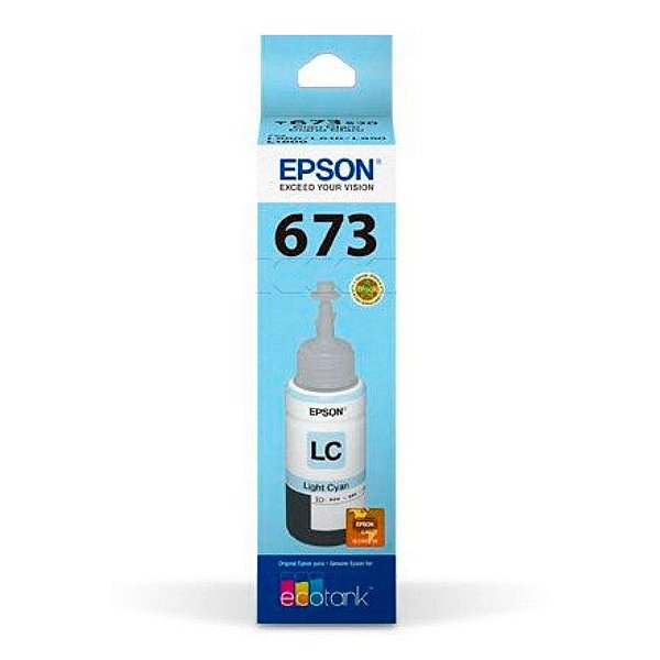 Refil de Tinta Epson Ciano Claro 70ml - T673520-AL