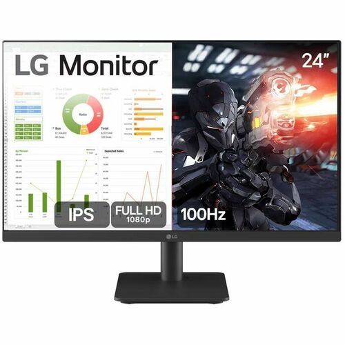 Monitor Lg 24 Ips Full Hd 100hz Hdmi Ajuste De Inclinao 24ms500-