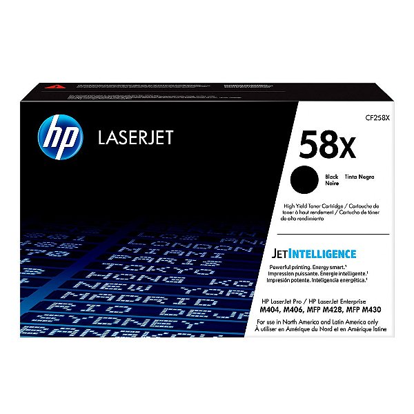 Cartucho de Toner HP Preto 10k - cf258x