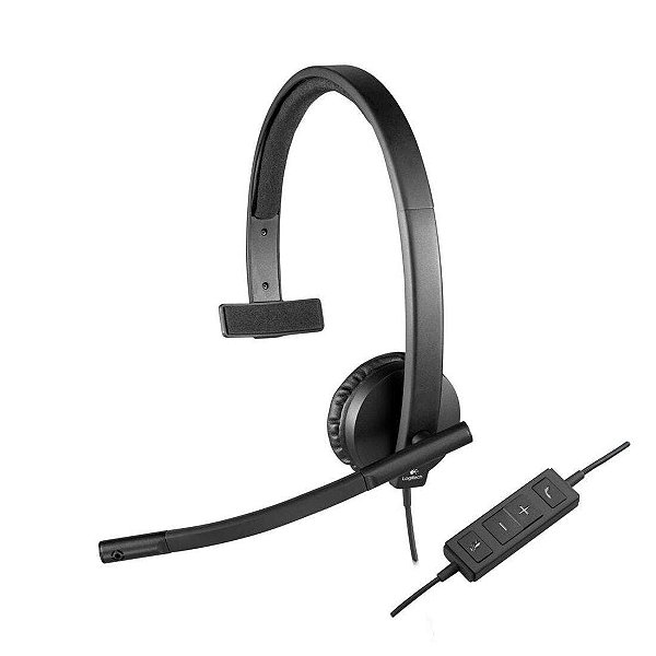 Headset Logitech H570e Mono USB VC - 981-000570