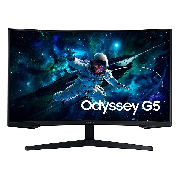 Monitor Gamer Samsung Odyssey G5 Curvo 32" QHD 165Hz 1ms - Ls32cg552elmzd