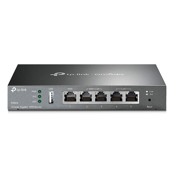Roteador TP-LINK Omada Multi-Wan VPN Gigabit ER605