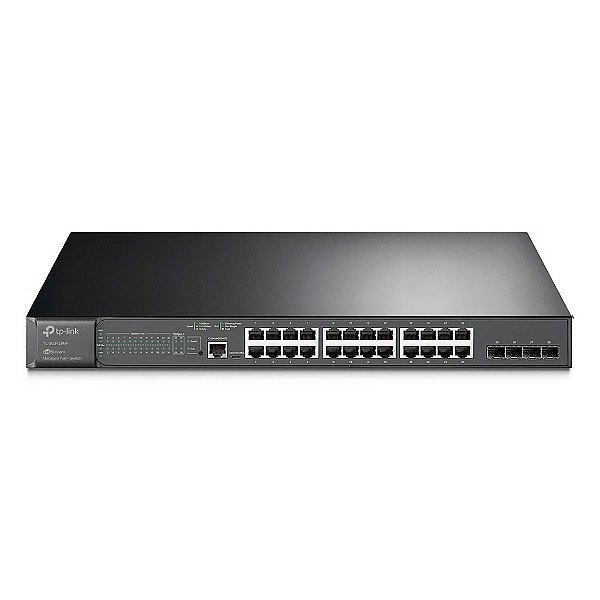 Switch TP-LINK Gigabit 24 Portas PoE+ e 4 SFP - Tl-sg3428mp