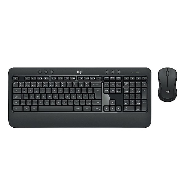 Kit Teclado e Mouse Logitech MK540 Sem Fio - Preto - 920-008674-c
