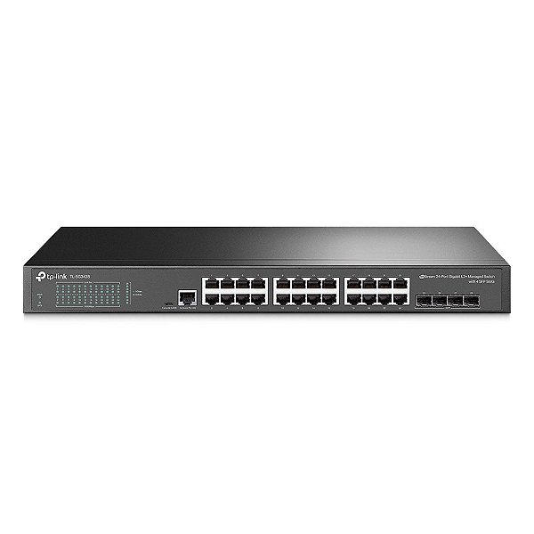 Switch TP-LINK 24 Portas 4 Slots SFP Gerenciável - tl-sg3428