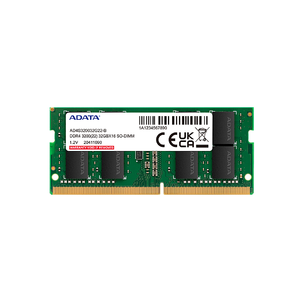 Memoria 32GB DDR4 3200MHZ 1.2V Adata - Notebook - ad4s320032g22-sgn
