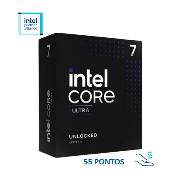 Processador Intel Core Ultra 7-265K Arrow Lake-S 3.9 Ghz 30MB - sem Cooler - bx80768265k