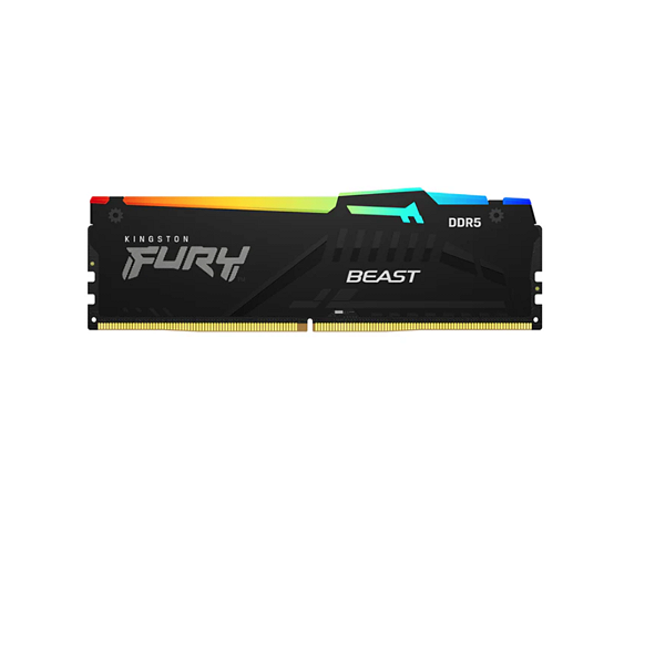 Memoria 8GB DDR5 5600MHZ CL36 Kingston Fury Beast Rgb Xmp 3.0/Amd Expo - Desktop - kf556c36bbea-8