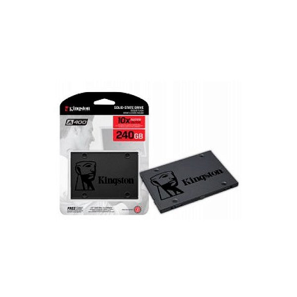 SSD Kingston 240GB SA400 SATA3 2,5" 7MM Leitura 500MB/S Gravacao 350MB/S - sa400s37-240g
