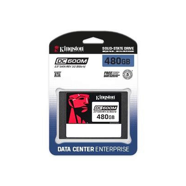SSD Kingston 480GB Data Center DC600M SATA3 2,5 Leitura 560MB/S Gravacao 470MB/S - Sedc600m-480g
