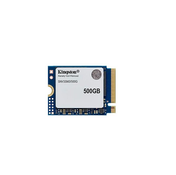 SSD Mini Kingston 500GB NV3 M.2 2230 Nvme Pcie 4.0 Leitura 5000MB/S Gravacao 3000MB/S - Snv3sm3-500g