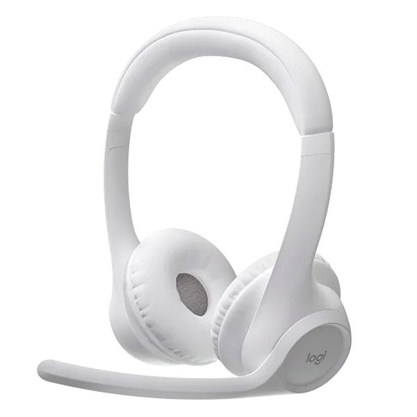 Headset Logitech Zone 300 Branco sem Fio - 981-001416-v