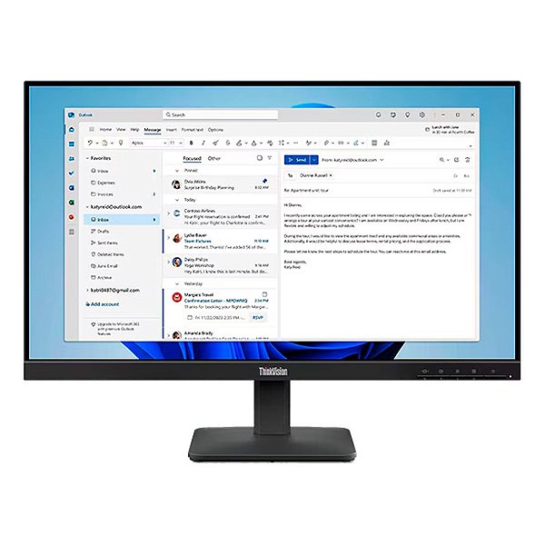 Monitor Lenovo ThinkVision S24-4e 23.8" FHD - 64b5kar1br