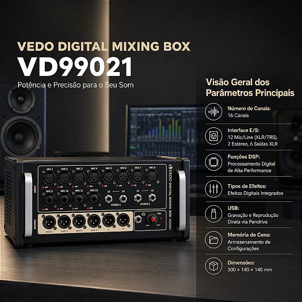 Misturador Som Yamaha DM7 Digital - veq2550