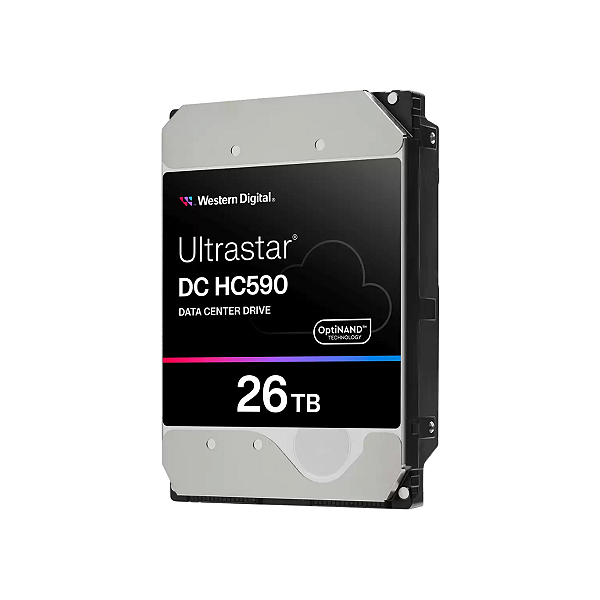 Hd Interno 26TB Western Digital Ultrastar 512E Se P3 Dc HC590 SAS 512MB 7200RPM - 0f59375