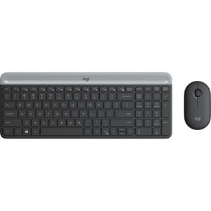 Combo Teclado e Mouse sem Fio Logitech MK470 Grafite W - 920-009268