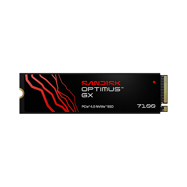 SSD Sandisk Optimus 1TB Gx 7100 M.2 2280 Nvme Pcie 4.0 GEN4 Leitura 7250MB/S Gravacao 6900MB/S SDSP71100TAN - sdsp71100tan-000e0