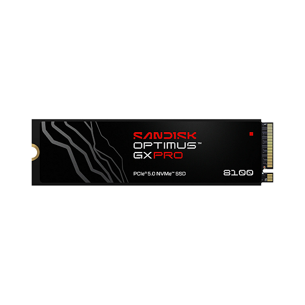 SSD Sandisk Optimus 2TB Gx Pro 8100 M.2 2280 Nvme Pcie GEN5 X4 Leitura 14900MB/S Gravacao 14000MB/S SDSP82200TAN - sdsp82200tan-000e0