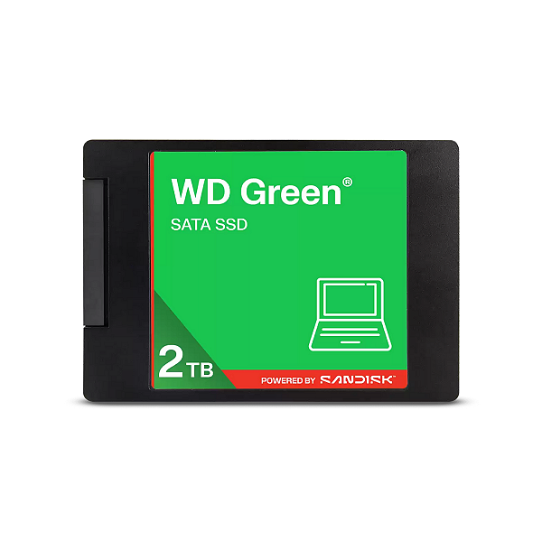 SSD Wd Green 2TB SATA3 2.5 7MM Leitura 545MB/S Gravacao 515MB/S - wds200t5g0a