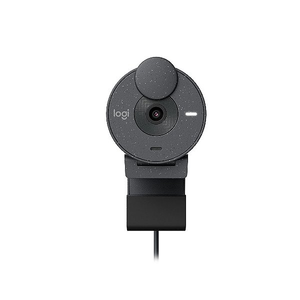 Webcam Logitech Brio 300 Grafite Full HD - 960-001413-c